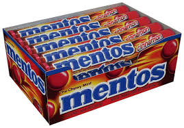 Mentos Cinnamon Chewy Mint Candy Roll 15ct